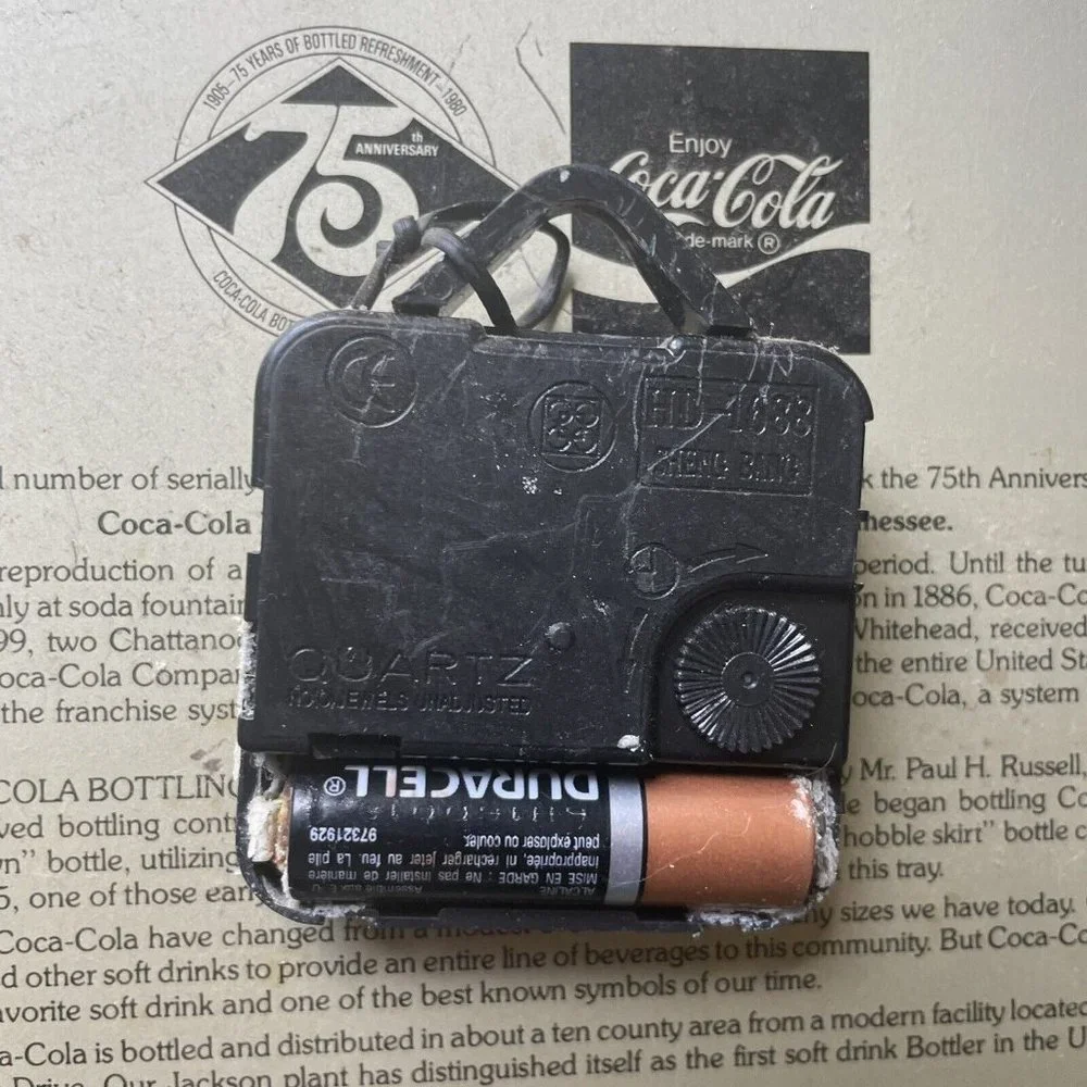 Coca-Cola Vintage Limited Edition Tray Clock Quartz USA 90s 80s